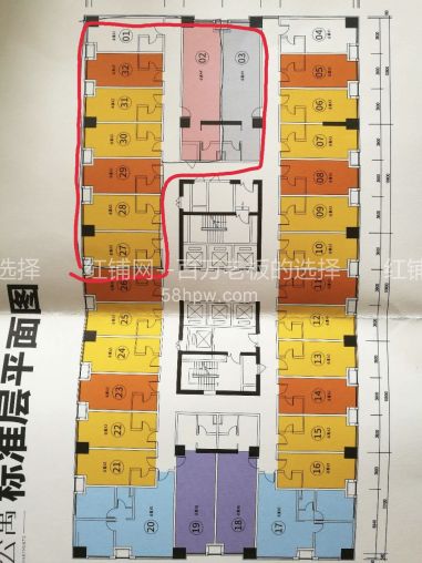 高新区万达one公寓336平米写字间出租