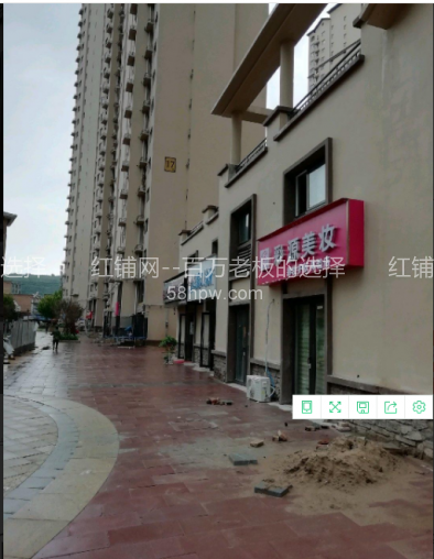 灞桥合能十里锦绣80平临街旺铺出租