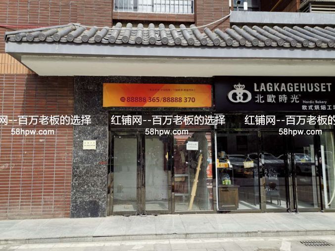 梨园路阳光台82平临街空铺出租