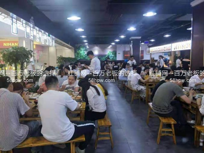 凤城十二路文景商务广场大型美食城档口招租