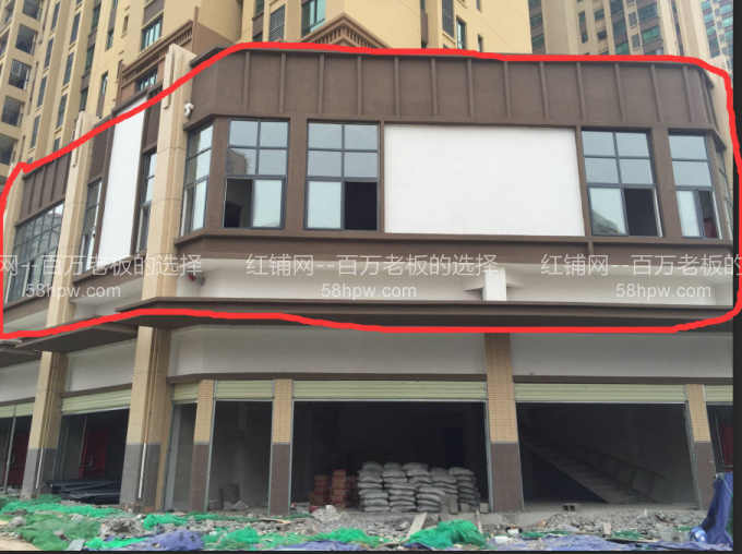 西影路东段新安路海伦国际十字角二楼临街商铺适合火锅教育美容服务